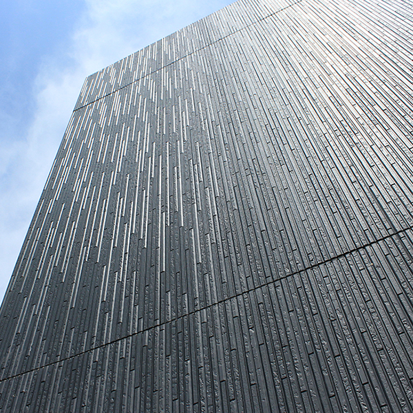 Charcoal-burnt stone style