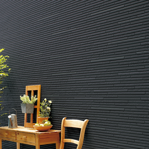 Charcoal-burnt stone style